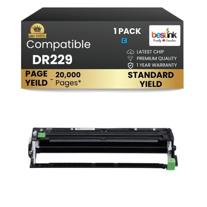 BROTHER DR229 Compatible Drum Unit Cyan