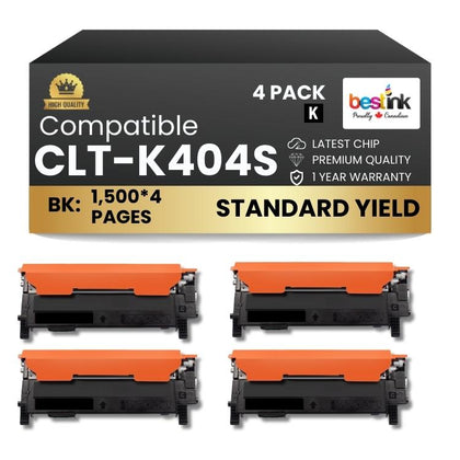Compatible Samsung CLT-K404S Cyan 1 Pack