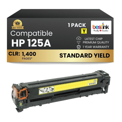 Compatible HP 125A CB542A Yellow Toner Cartridge