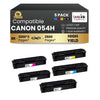 CANON 054H Compatible Toner Cartridge BK/C/M/Y ( 5 Pack ) High Yield