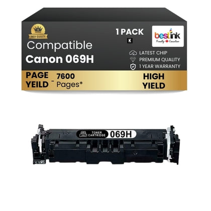 CANON 069H Compatible Toner Cartridge Black ( 1 Pack ) High Yield