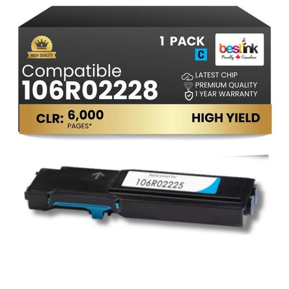 Compatible Xerox 106R02228 Magenta Toner Cartridge 1 Pack