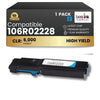 Compatible Xerox 106R02228 Cyan Toner Cartridge 1 Pack