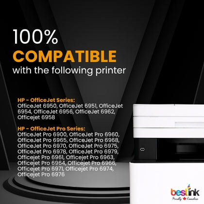 HP 902XL Compatible Ink Cartridge BK/C/M/Y ( 5 Pack )  High Yield