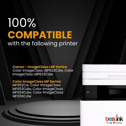 CANON 067H Comaptible Toner Cartridge BK/C/M/Y ( 5 Pack ) High Yield