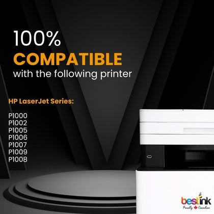 Compatible HP 35A CB435A Black Toner Cartridge  (1 Pack)