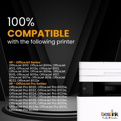HP 910XL Compatible Ink Cartridge BK/C/M/Y ( 4 Pack ) High Yield