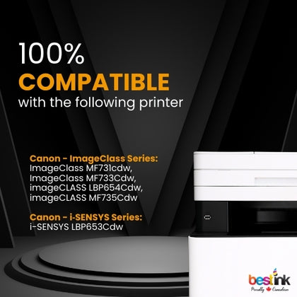 CANON 046 Compatible Toner Cartridge Yellow ( 1 Pack ) Standard Yield