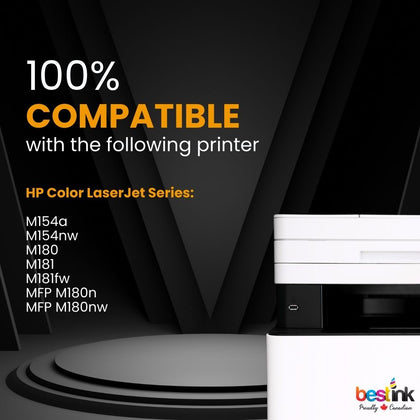 Compatible HP 204A Toner Cartridge Combo 2BK/C/M/Y (5 Pack)