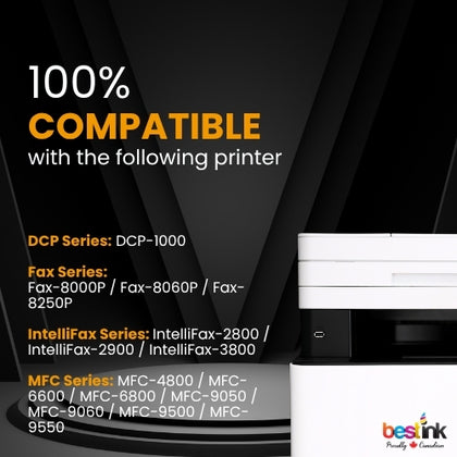 Brother TN250 Compatible Black Toner Cartridge (2 Pack)