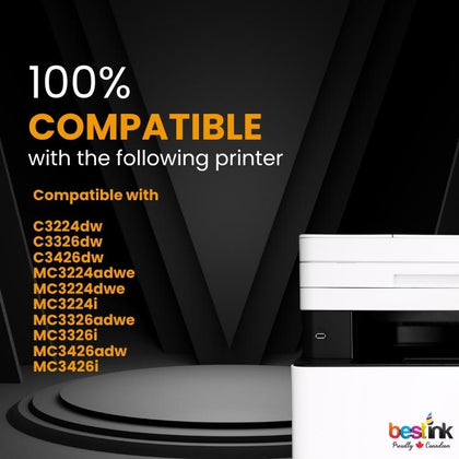 Cartouche de toner noire compatible Lexmark C3210K0