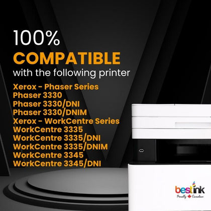 Cartouche de toner noir compatible Xerox 106R01630, 1 paquet