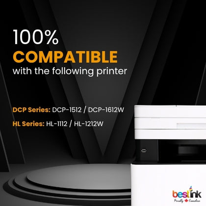 Cartouches de toner noir compatibles Brother TN1030 et TN1060 (lot de 4)