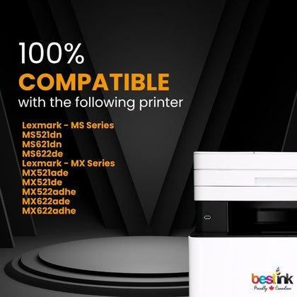 Compatible Lexmark  56F1U00 Black Toner Cartridge 1 Pack