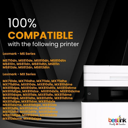 Compatible Lexmark  52D0Z00 Black Toner 1 Pack