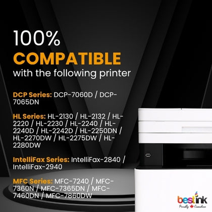 Compatible Brother TN420 Black Toner Cartridge (2 Pack)