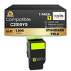 Compatible Lexmark C2310Y0 Toner Cartridge Yellow 1 Pack