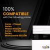 Cartouche de toner noir compatible Xerox 106R01630, 1 paquet