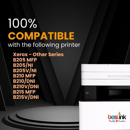 Cartouche de toner noir compatible Xerox 106R01630, 1 paquet