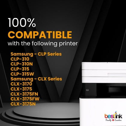 Compatible Samsung CLT-R409S Black/Cyan/Magenta/Yellow Toner 4 Pack