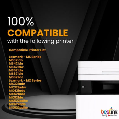 Compatible Lexmark 56F1H00 Black Toner Cartridge 1 Pack