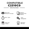 Compatible Lexmark C2310C0 Cyan Toner Cartridge