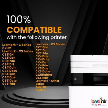 Compatible Lexmark 700Z5-70C0Z50 Black and Color Imaging Kit