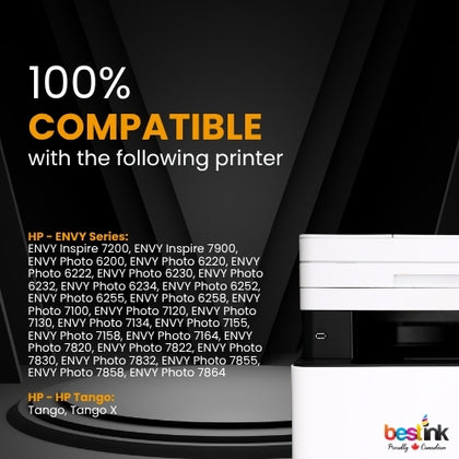 HP 64XL Compatible Ink Cartirdge Black and Tri-Color Combo ( 2 Pack ) High Yield