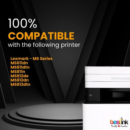 Compatible Lexmark  52D1X00 Black Toner 1 Pack