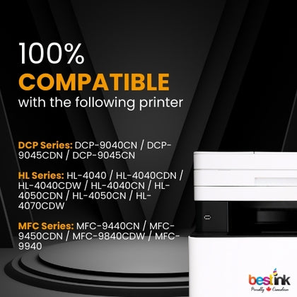 Compatible Brother TN115Y  Yellow Toner Cartridge High Yield