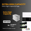 Compatible Lexmark  60F1X00 Black Toner Cartridge 2 Pack