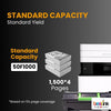 Compatible Lexmark  50F1000 Black Toner 4 Pack