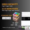 Brother TN-221BK TN-225 2BK/C/M/Y Compatible Toner Cartridge Combo (5 Pack)