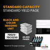 Compatible Lexmark 700Z5-70C0Z50 Black and Color Imaging Kit
