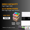 Compatible Brother TN760 Toner Cartridge Black High-Yield ( 4 Pack )