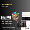 Compatible Xerox 106R01594/106R01595/106R01596/106R01597  BKCMY Toner Cartridge High Yield  4 Pack