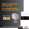 Compatible HP 202X CF502X Yellow Toner Cartridge High Yield