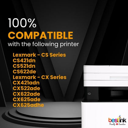 Compatible Lexmark 78C10M0 Magenta Toner 1 Pack