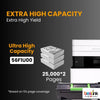 Compatible Lexmark  56F1U00 Black Toner Cartridge 2 Pack