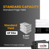 Compatible HP 55A CE255A Black Toner Cartridge (1 Pack)