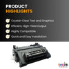Compatible HP 90A CE390A Black Toner Cartridge (1 Pack)