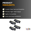 Brother TN580 Compatible Black Toner Cartridge High Yield (4 Pack)