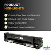 Compatible HP 201X CF400X Black Toner Cartridge High Yield