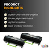 Compatible Lexmark B221X00 Black Toner Cartridge 2 Pack