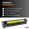 Compatible HP 128A CE322A Yellow Toner Cartridge