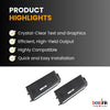 Compatible Brother TN460 Black Toner Cartridge High Yield (2 Pack)