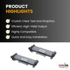 Brother TN830XL Toner Cartridge Black ( 2 Pack ) High Yield