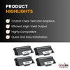 Brother TN750 Compatible Black Toner Cartridge ( 4 Pack ) High Yield