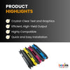 Compatible Brother TN115 Toner Cartridge Combo High Yield BK/C/M/Y (4 Pack)