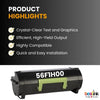 Compatible Lexmark 56F1H00 Black Toner Cartridge 1 Pack